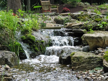 Nature S Re Creations Backyard Waterfall In St Louis